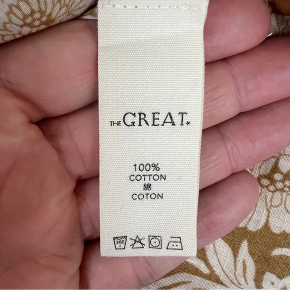 The Great The Garland Top Oat Wild Brush Floral - Picture 5 of 6